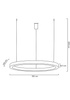 MOOSEE lampa wisząca RING 100 złota