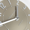 Mulberry Mantel Clock Mocha 6in
