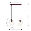 ISTAR 2 BURGUND TRANSPARENT