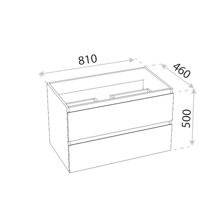 Szafka wisząca DSM Salem Wood 80