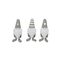 Wieszak na doniczkę Gerald Gonk szary (zestaw 3 szt.) 45 x 35 x 95 mm