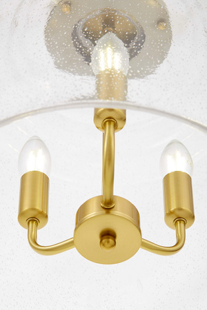 NOWOCZESNA LAMPA WISZĄCA MOSIĘŻNA RALTON W3