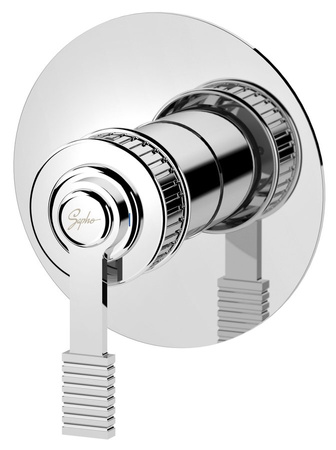 VERSI bateria prysznicowa podtynkowa, 1 wyjście, chrom