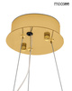 MOOSEE lampa wisząca FLORENS 120 złota