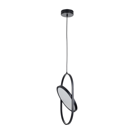 Lampa wisząca ELIPSE M, 45 cm - LED, czarna nowoczesna