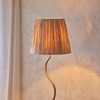 Wriggle 1 Floor Lamp Brushed Aged Brass