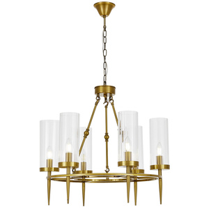 LAMPA WISZĄCA NOWOCZESNA MOSIĘŻNA MORATTI W6