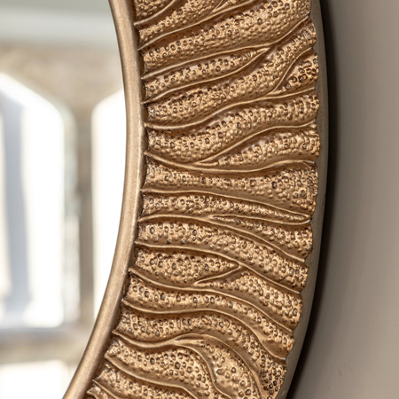 Falia Round Mirror Gold 900x35x900mm