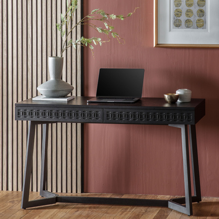 Biurko Boho Boutique z 2 szufladami 1300 x 500 x 760 mm