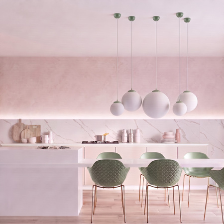 Lampa wisząca UGO 40 zielona oliwka