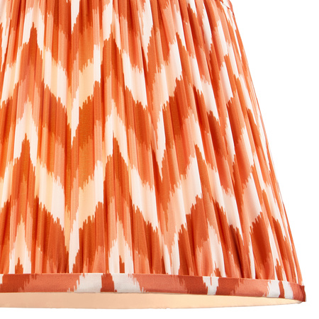 Zigzag Shade Apricot Orange Fabric 240x250x350mm