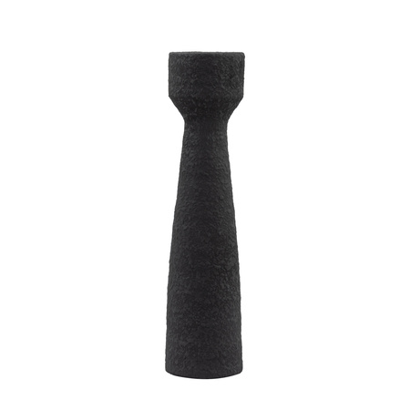 Luna Candlestick Small Black (S/2) 85x85x330mm