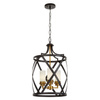 LAMPA WISZĄCA LOFT CZARNO-MOSIĘŻNA ASTILA W3