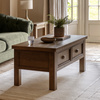 Hardwick 2 Drawer Coffee Table 1200x600x500mm