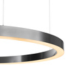 Lampa wisząca CIRCLE 120 cm - LED, ring tytan szczotkowany