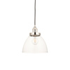 Hansen 1 Pendant Light Bright Nickel