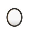 Pisa Round Mirror Black 800x40x800mm