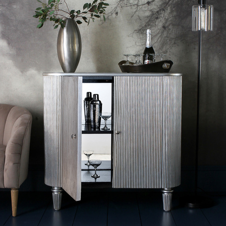 Szafka na napoje Jeeves Silver 970 x 410 x 960 mm