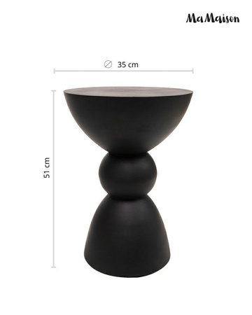 MaMaison stolik TADAO 35 czarny