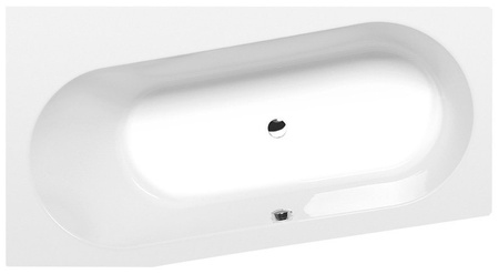 ASTRA WL SLIM wanna asymetryczna 165x90x48cm, biała