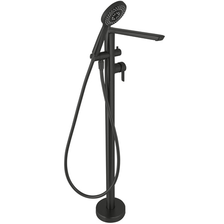 Bateria wannowa wolnostojąca z zestawem prysznicowym