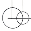Lampa wisząca NEW AGE LED 120 cm - oprawa sufitowa czarna