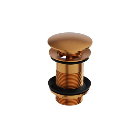 Korek click-clack bez przelewu Orion Brushed Copper