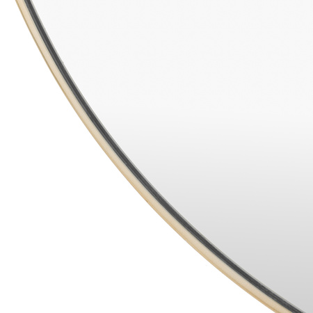 Highline Round Mirror Brass 500x20x500mm