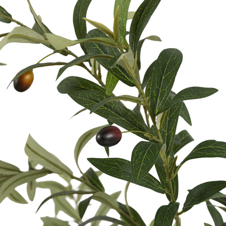 Faux Olive Tree in White Pot 1900mm