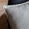 Fairford Woven Stripe Cushion Cream 450x450mm