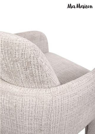 MaMaison krzesło LAUREN beżowe