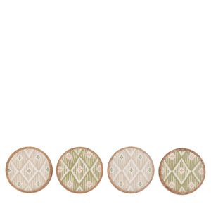 Anya Wooden Coasters Set of 4