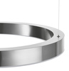 Lampa wisząca CIRCLE 60 cm - LED, ring nikiel szczotkowany