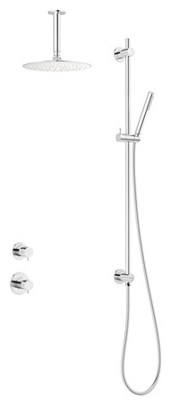 Silhouet DR2 Podtynkowy termostatyczny zestaw prysznicowy chrom