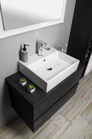 ODETTA szafka umywalkowa 82x50x43,5cm, dąb srebrny