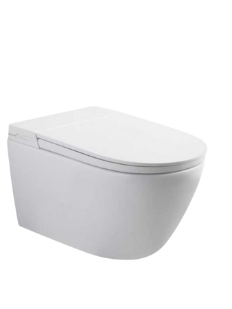 Inteligentna miska WC z deską owalna biały połysk OAZA SMART U001