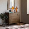 Camden 3 Drawer Chest Walnut 870x450x870mm