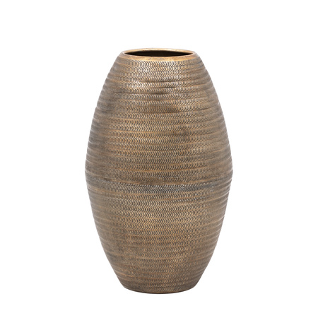 Artistic Aluminium Tall Vase Arrow Antique Brass