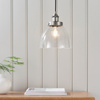 Hansen 1 Pendant Light Brushed Silver