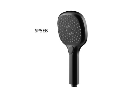 Axel BLACK zestaw prysznicowy z deszczownicą 25cm i słuchawką