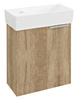 LATUS IV szafka umywalkowa 44x50x22cm, dąb Alabama