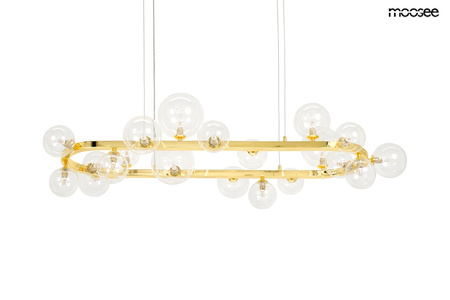 MOOSEE lampa wisząca ALURE OVAL 120       złota