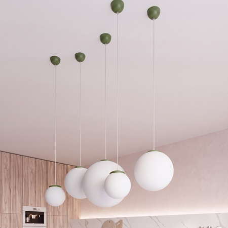 Lampa wisząca UGO 30 zielona oliwka