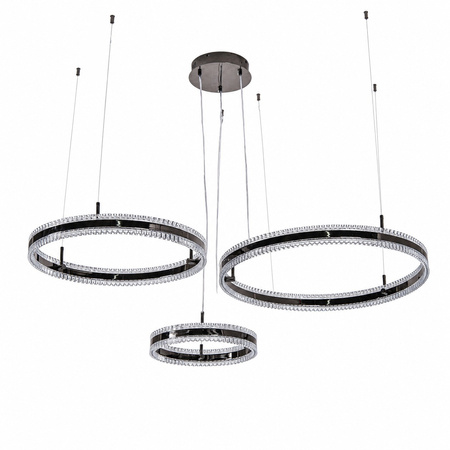 Lampa wisząca ARKADIA LED Trio 40/60/80 cm – tytan