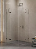 KABINA AVEXA GUNMETAL BRUSHED KWADRATOWA  80x80x200 CZYSTE 6mm ACTIVE SHIELD
