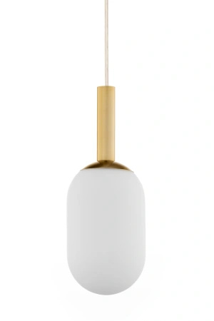 PLUUM lampa wisząca złoty szczotkowany