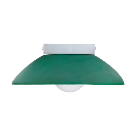 Lampa ścienna ILUSIONI 26 cm - okrągły kinkiet zielony