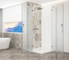 TRINITY CHROME kabina prysznicowa 1200x1000mm, wejście z rogu, szkło matowe