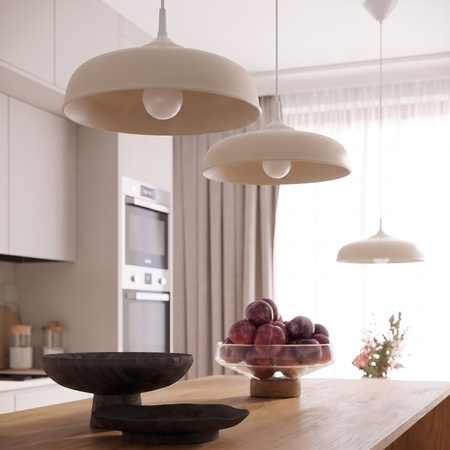 Lampa wisząca GINA beżowa