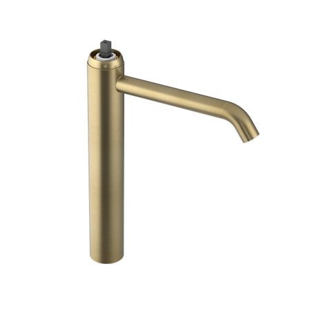 ULTRAMIX kurpus wysokej baterii umywalkowej, przedłużona dysza, złoto mat